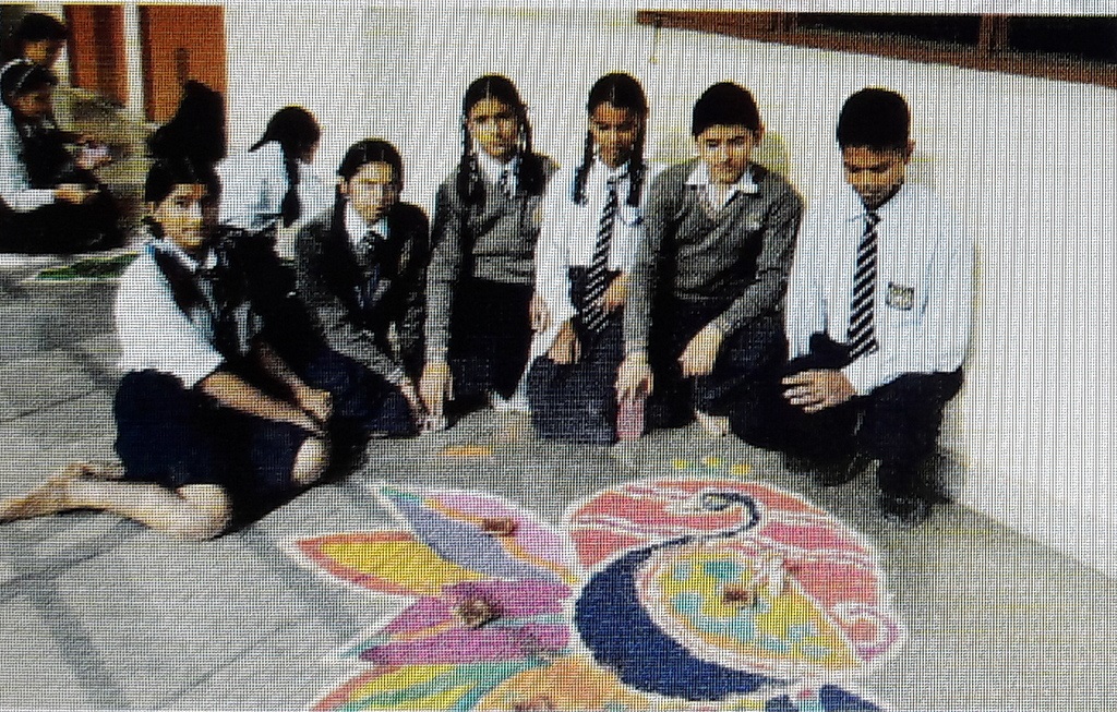 Students engaged in activities